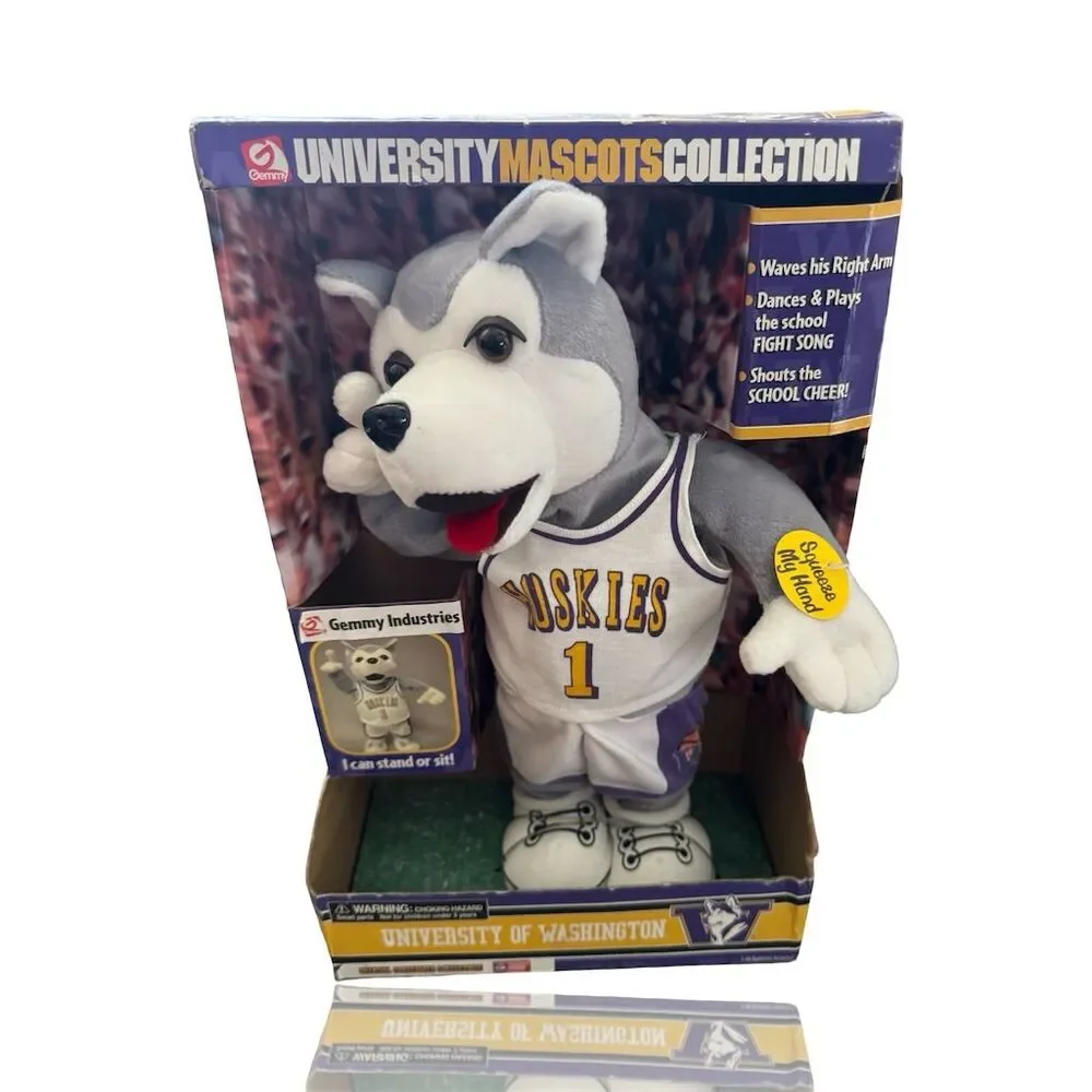 Gemmy University of Washington Huskies Animated Singing Mascot: NIB